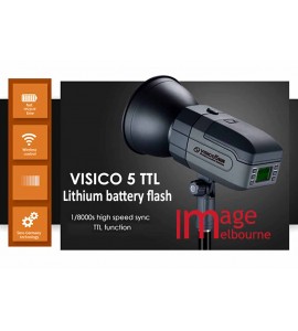 Visico2 2 head portable Flash Kit - Lithium battery, 2.4GHz triggering