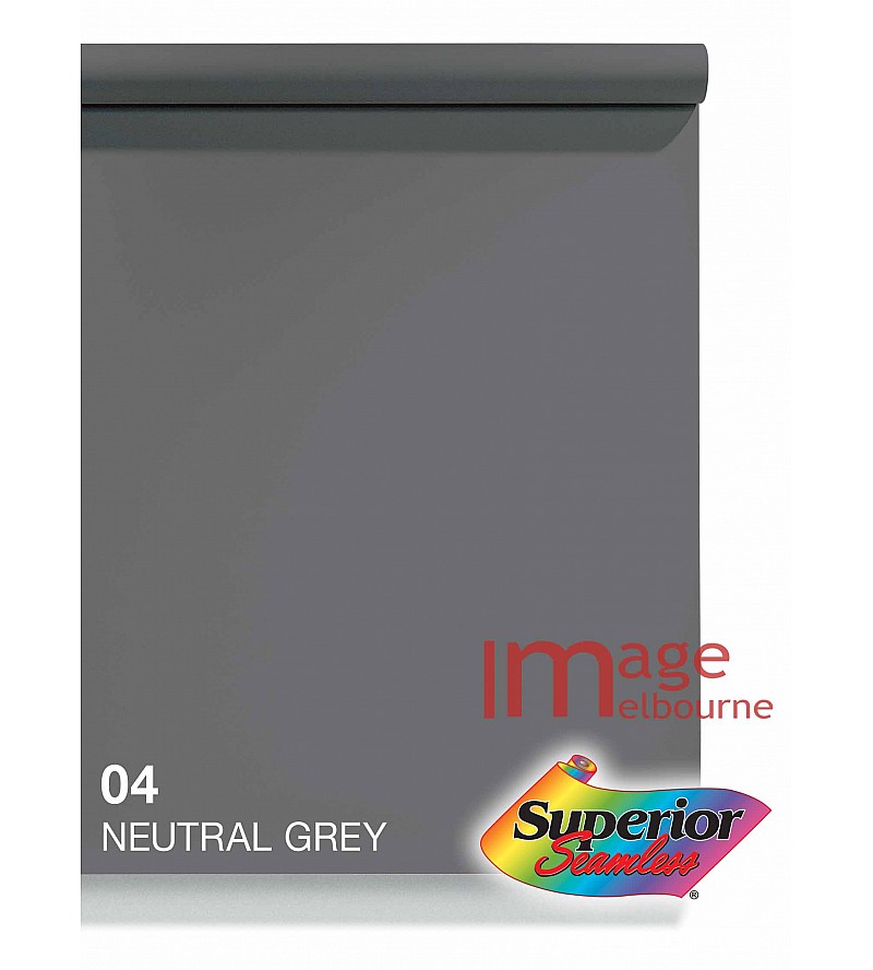 #04 Neutral Gray Superior Seamless Background Paper Background 1.35 x 11m