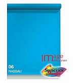 #06 Nassau Blue Superior Seamless Chromakey Background Paper Background 1.35 x 11m