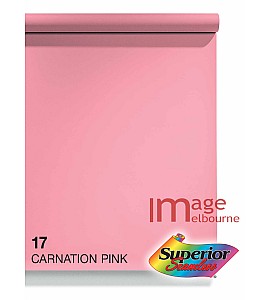 #17 Carnation Pink Superior Seamless Background Paper Background 2.7 x 11m