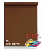 #20 Cocoa Brown Superior Seamless Background Paper Background 2.7 x 11m