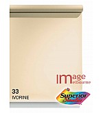 #33 Ivorine Cream Superior Seamless Background Paper Background 2.7 x 11m