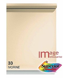 #33 Ivorine Cream Superior Seamless Background Paper Background 2.7 x 11m