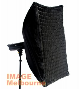 80 x 120cm Speedybox softbox with honeycomb grid