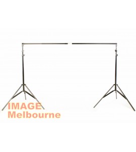 1.2 - 3m wide telescopic sliding backdrop stand crossbar for backdrops