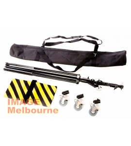 2 in 1 Portable Boom with wheels & bag 2.2 x 2.8m or 5m high, 5kg capacity