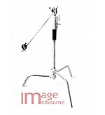 C-stand with boom arm, 1.9m high - steel 20kg capacity 20"