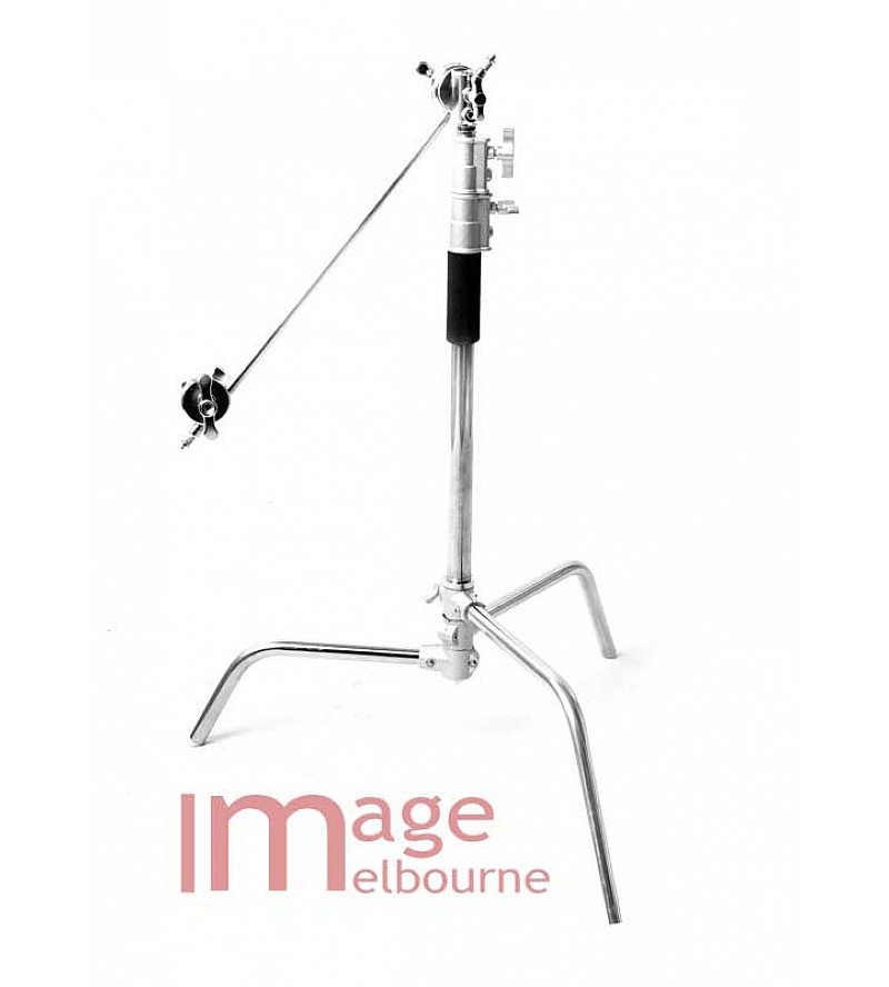 C-stand with boom arm, 1.9m high - steel 20kg capacity 20"