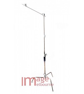 C-stand with boom arm, 1.9m high - steel 20kg capacity 20"