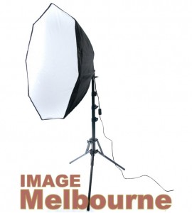 1500W equivalent LED remote control Octagonal softbox - 5500K white, 3200K warm and 6500K cool - optional stand