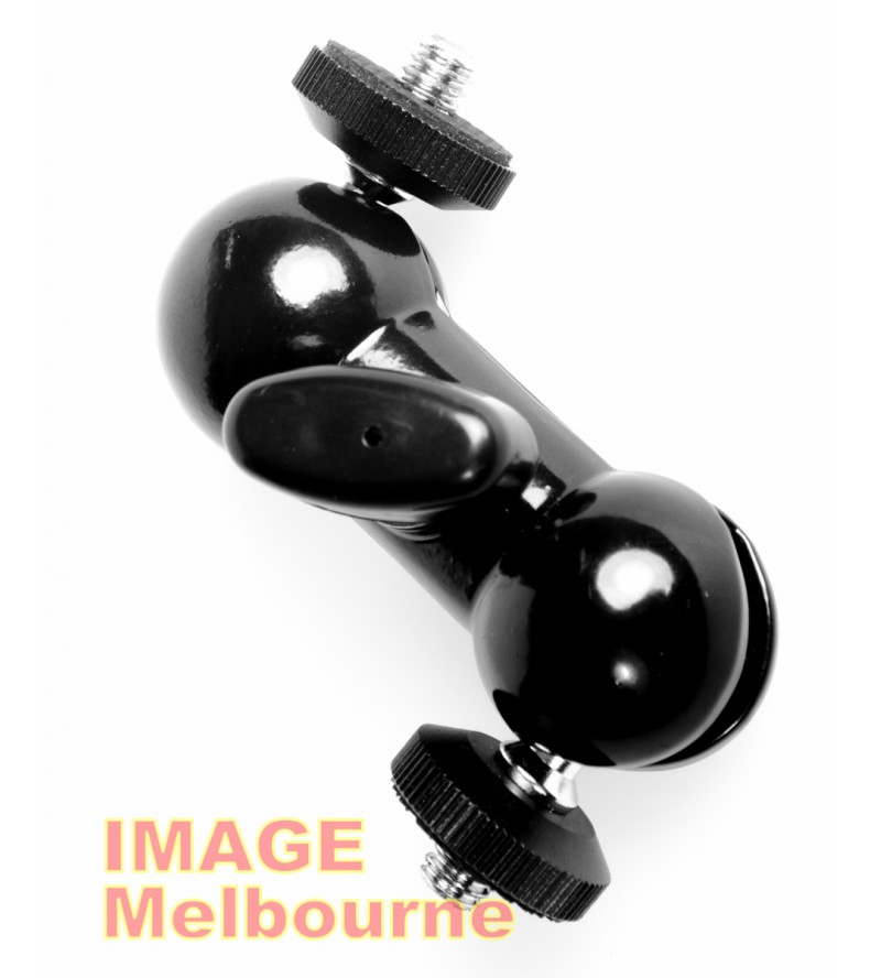 Double ball head magic flex monitor arm