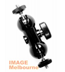 Double ball head magic flex monitor arm