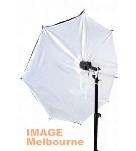 Metal double tilt bracket - strobist flash umbrella Softlighter & Parabolic