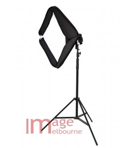 EZ Speedy Kit speedlight 2x softbox for strobists with parabolic umbrella, EZ pop up and grid