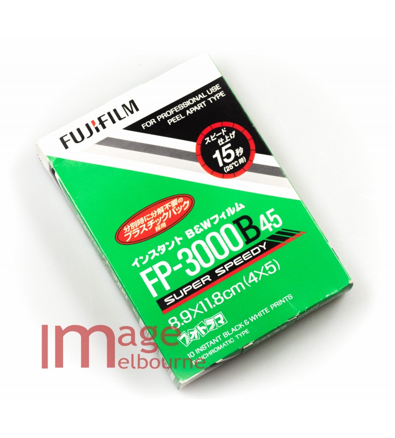 Polaroid Fujifilm Fp 3000b 45 Black White Film For 4x5 Cameras B W