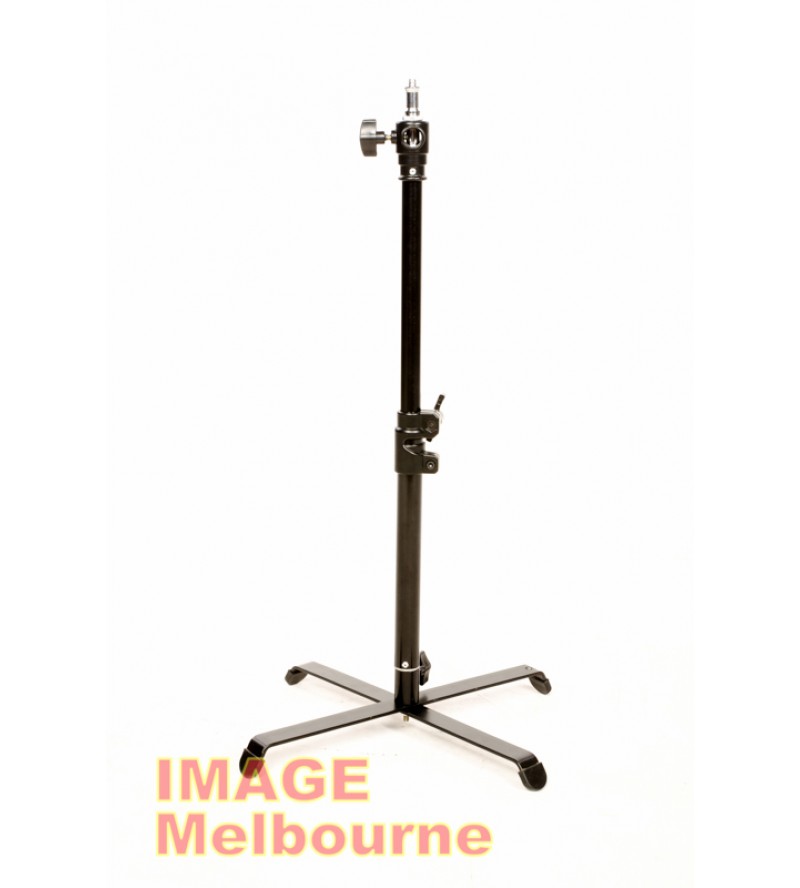 Floor stand - quad legs ultra compact,  8-60cm high & mini boom