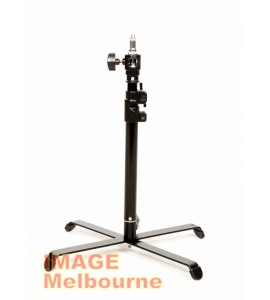 Floor stand - quad legs ultra compact,  8-60cm high & mini boom