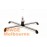 Floor stand - quad legs ultra compact,  8-60cm high & mini boom