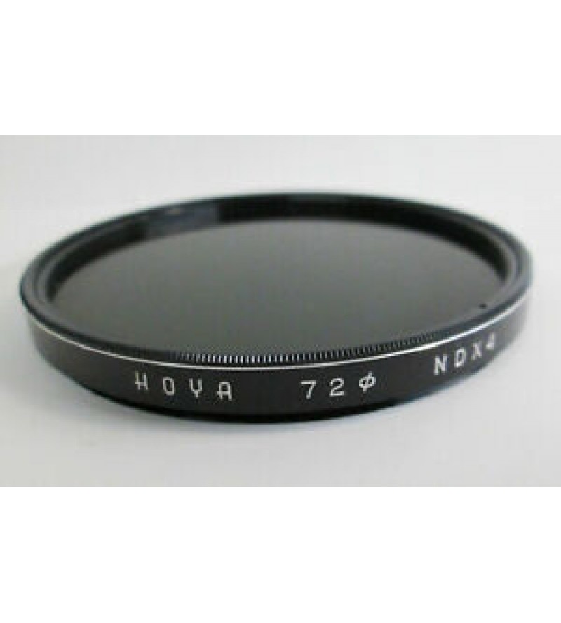 Hoya NDx4 72mm filter neutral density USED