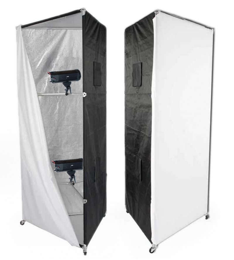 100 x 200cm huge floor standing softbox, takes 1 or 2 flashes or continuous lights