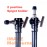 2.75m high 8kg capacity heavy duty light stand 1/4" & 3/8 spigot