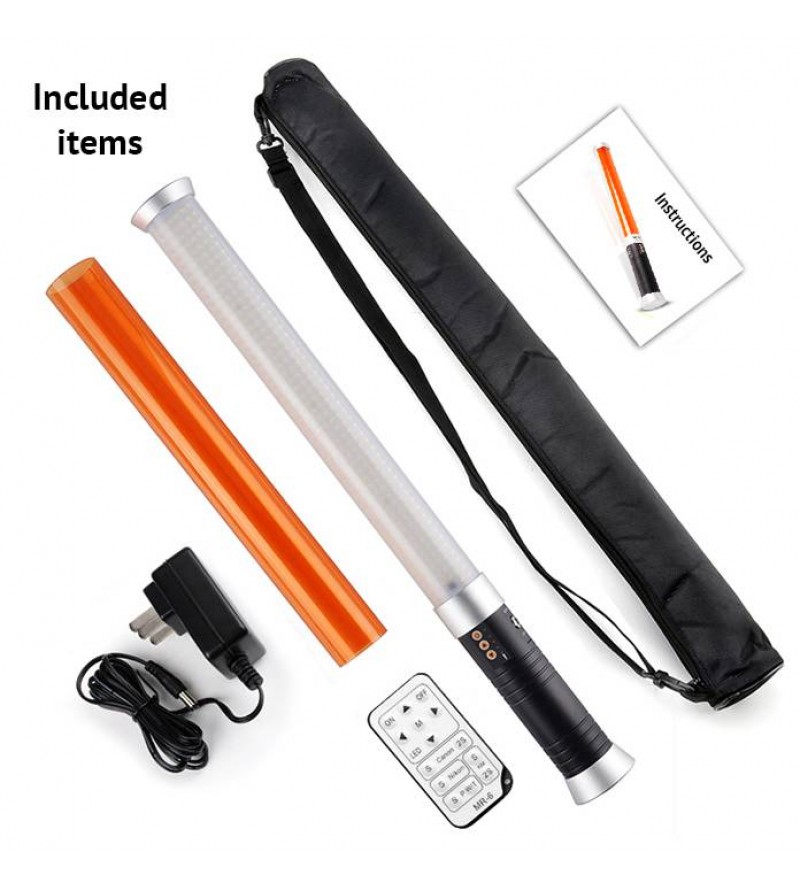 LedStrip Light Sabre style 5600K ice white, 3200K orange CTO gel