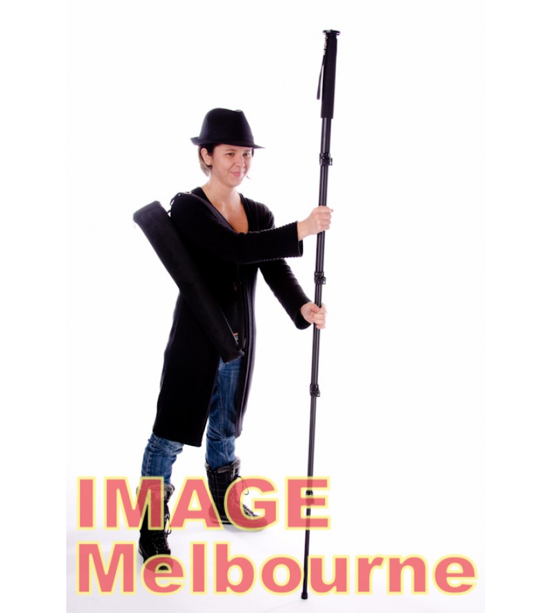 Heavy duty 6kg capacity monopod, 182cm / 6' tall with bag. Plus optional ball or 3 way head 