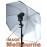Nano umbrella kit for strobists - nano stand, micro umbrella, bracket & bag