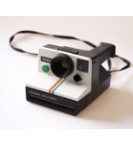 Polaroid 1000 white rainbow camera 