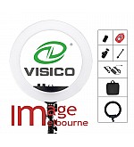 Visico RL-18Bii LED ring light 45cm / 18" AC/DC 3200K- 5500K 240V or battery options with remote