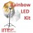 Rainbow LED Umbrella Kit 1500W-3000W equivalent with remote
