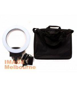 LED ring light 30cm / 12" AC/DC digital 3200-5600K - 240V or battery options