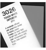 Rosco Cinegel 3026 Filter - Tough White Diffusion - 20x24" Sheet