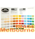 OLD STYLE sample colour chip swatch book- Savage Widetone Paper backdrop chart