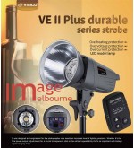 VE-300 II 300WS flash : LED model lamp, 2.4GHz trigger, Bowens mount