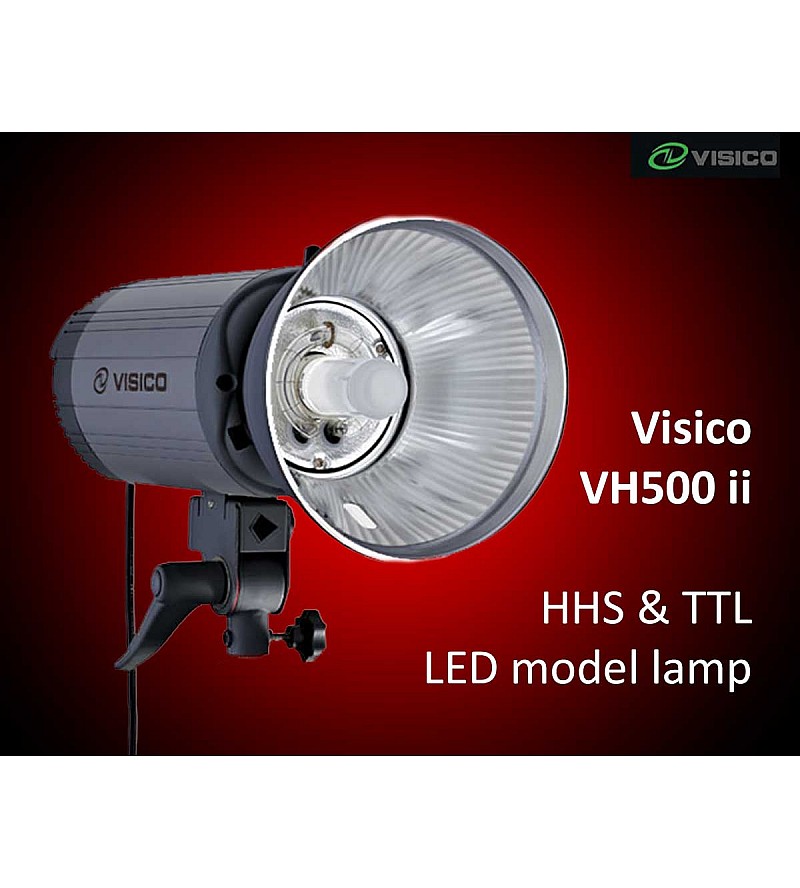 VC-500HH HSS TTL 500WS flash : LED model lamp, 2.4GHz trigger, Bowens mount