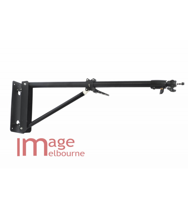 Wall arm 175cm adjustable length boom on mounting bracket 