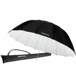 Westcott 180cm / 72" (84" / 7 foot) Parabolic Black White Soft Reflective Umbrella