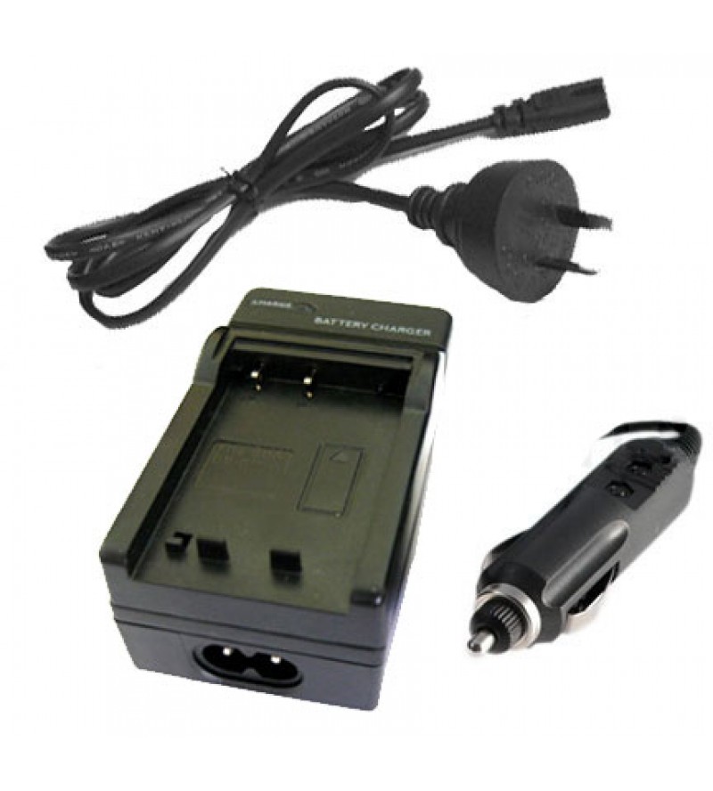 Lithium battery car 12V & home wall 240V charger for Sony NP-F970 NP-F550