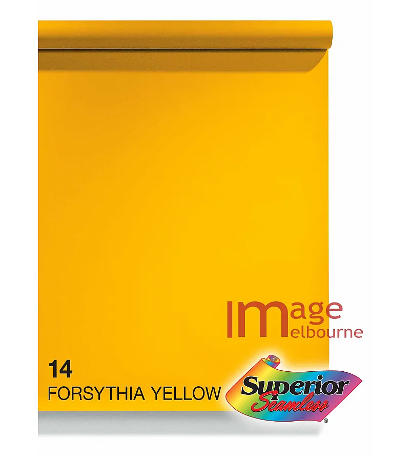 #14 Forsythia Yellow Superior Seamless Background Paper Background 2.7 x 11m