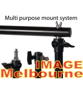 2.75 x 3m 2 in 1 Backdrop stand background light stand crossbar + bag kit