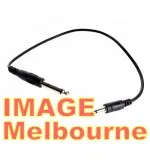 30cm 6.5 - 3.5mm jack sync cable for V4 V5 V6 PW to studio flash