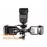3 way sync splitter hotshoe flash speedlight mount