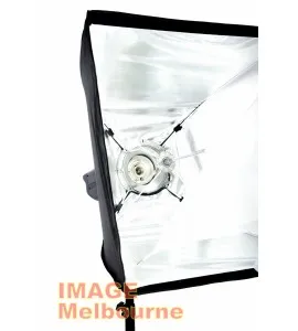 60 x 60cm Qikbox square easy pop up softbox with grid