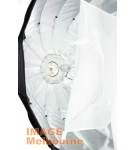 120cm DEEP Octagonal Qikbox easy pop up softbox with grid