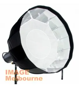 70cm DEEP Octagonal Qikbox easy pop up softbox with beauty dish mode