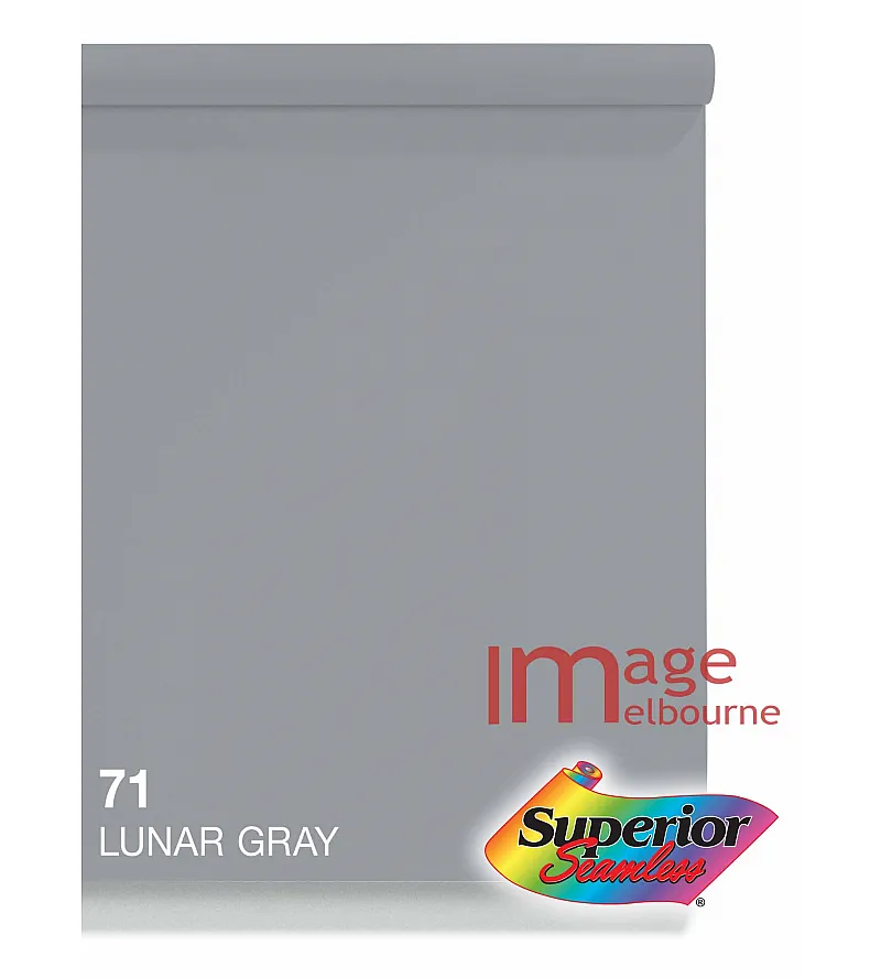 #71 Lunar Gray Superior Seamless Background Paper Background 2.7 x 11m