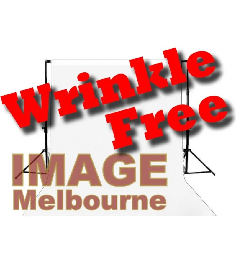 3m x 6m White Wrinkle Free Flocked Polyester Backdrop