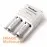 12 & 240V Rapid Battery Charger for 4xAA or 2x AAA