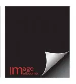 Arctic White / Jet Black double sided Vinyl backdrop 1.5m wide
